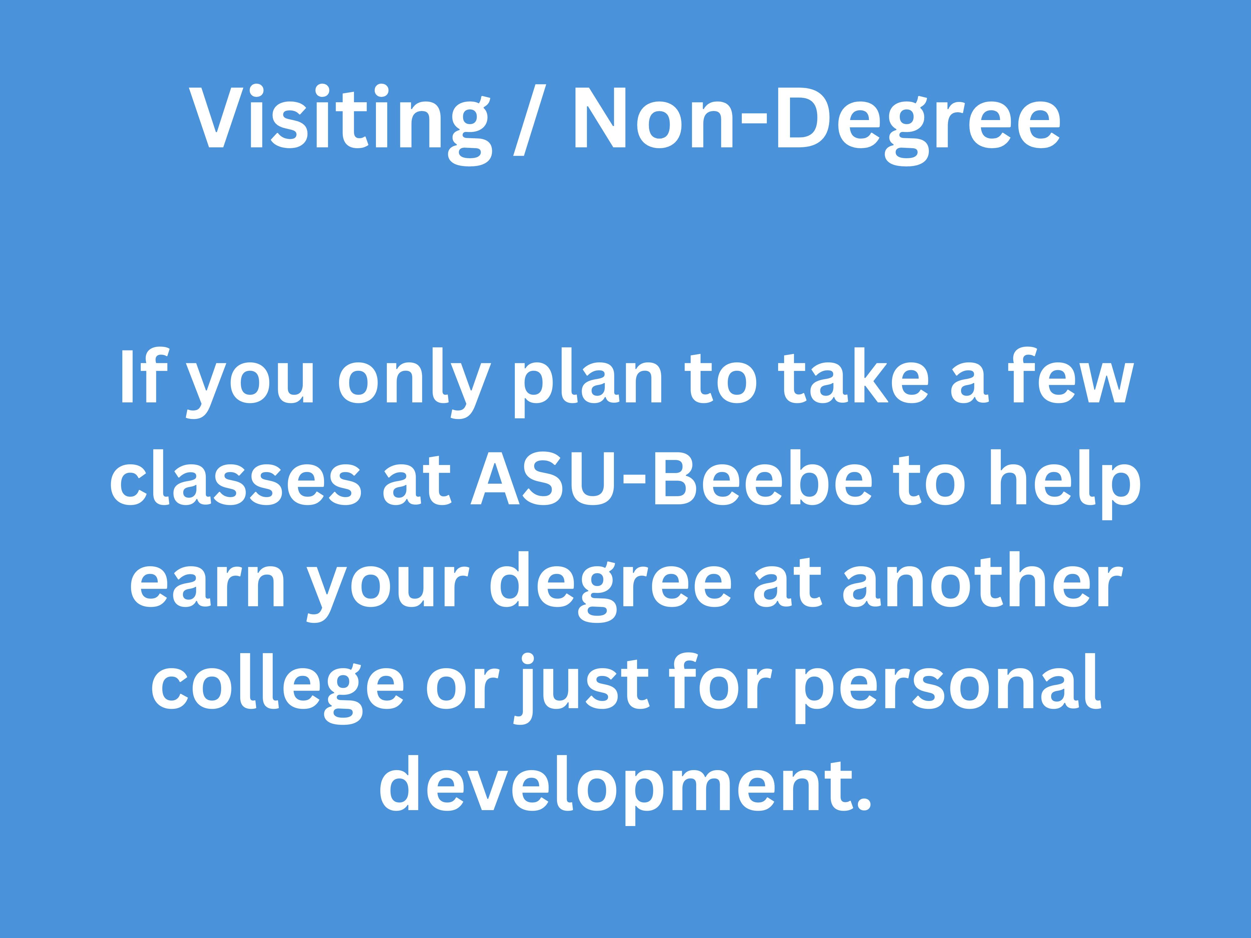 Arkansas State University Beebe Admissions Application